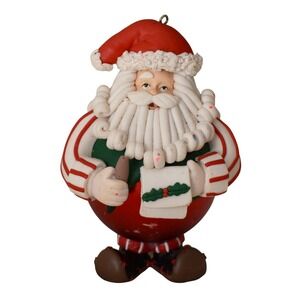 Traditions Santa‎ Claus Collectible Glass Character Ornament